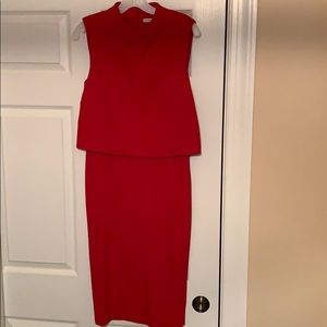 Red Diane von Furstenberg Dress.  Only worn once.